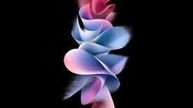 彩色抽象拉丝3D立体流体渐变