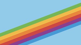 彩色渐变抽象科技线条背景