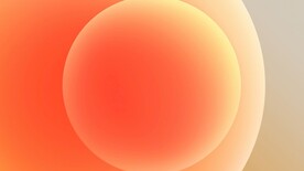 橘红色渐变圆弧几何线条抽象背景