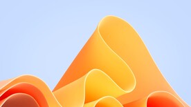 黄色抽象拉丝3D立体流体渐变