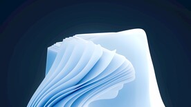 黑底抽象拉丝3D立体流体渐变