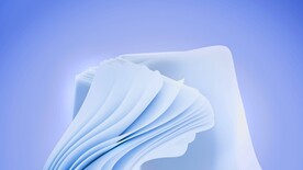 白色抽象拉丝3D立体流体渐变