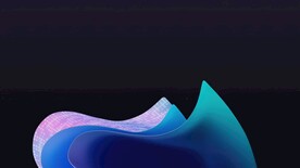 紫色抽象拉丝3D立体流体渐变