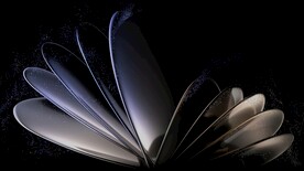 黑色半透明3d玻璃质感流体渐变