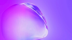 紫色3d渐变液体流体线条背景