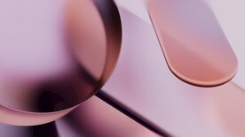 粉色3d渐变液体流体线条背景