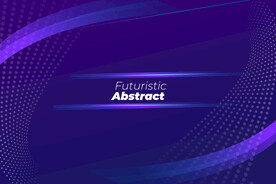 紫色几何科技背景