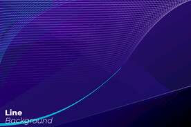 紫色几何科技背景