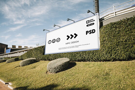 户外广告牌样机