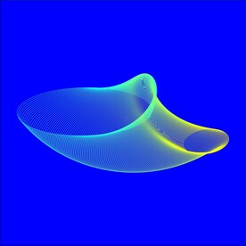 炫光螺旋线条矢量图