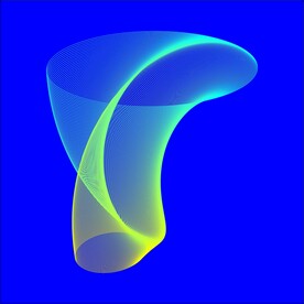 炫光螺旋线条矢量图