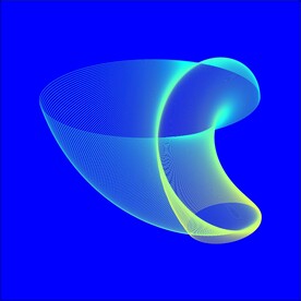 炫光螺旋线条矢量图