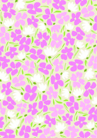 粉色紫色清爽碎花背景