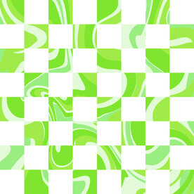 清爽绿色四方连续格纹