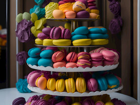 马卡龙美味绚丽糕点诱人多彩