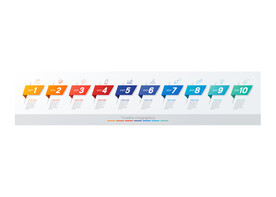 时间轴信息图表