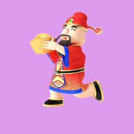3D动画财神 