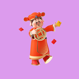 3D动画财神
