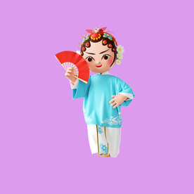 3D京剧人物 