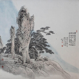 国画山水画