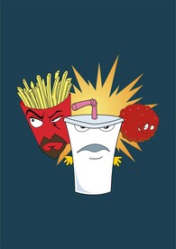 薯条可乐快餐拟人化