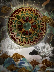 敦煌 莫高窟 海报 背景