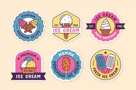 冰淇淋标签