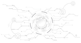 科技圆形装饰背景