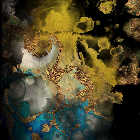 水彩高贵奢华流金纹理背景