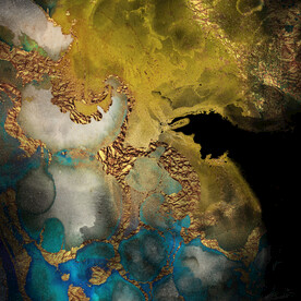 水彩高贵奢华流金纹理背景