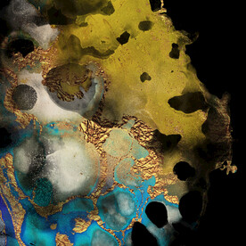 水彩高贵奢华流金纹理背景