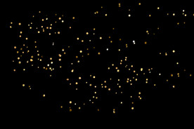 金色节日纸屑图片 