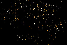 金色节日纸屑图片 