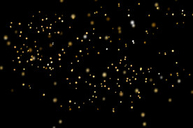 金色节日纸屑图片 