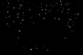 金色节日纸屑图片