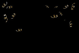 金色节日纸屑彩带图片 