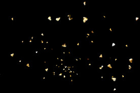 金色节日纸屑图片