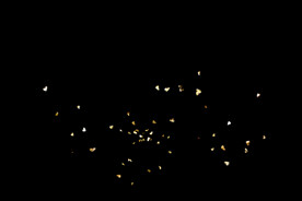 金色节日纸屑图片