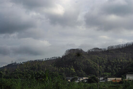 大自然风云变色乌云盖顶