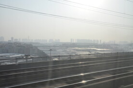 高铁动车外的风景