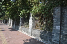 城市市区小区围墙