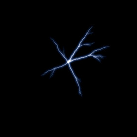 闪电闪光雷电叠加背景素材