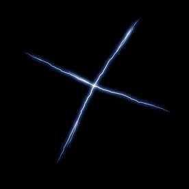 闪电闪光雷电叠加背景素材