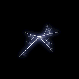 闪电闪光雷电叠加背景素材