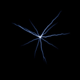 闪电闪光雷电叠加背景素材