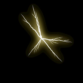 闪电闪光雷电叠加背景素材