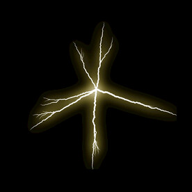 闪电闪光雷电叠加背景素材