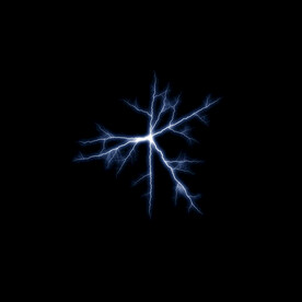 闪电闪光雷电叠加背景素材