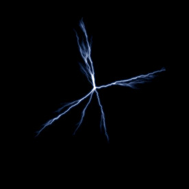 闪电闪光雷电叠加背景素材