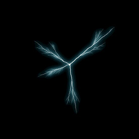 闪电闪光雷电叠加背景素材